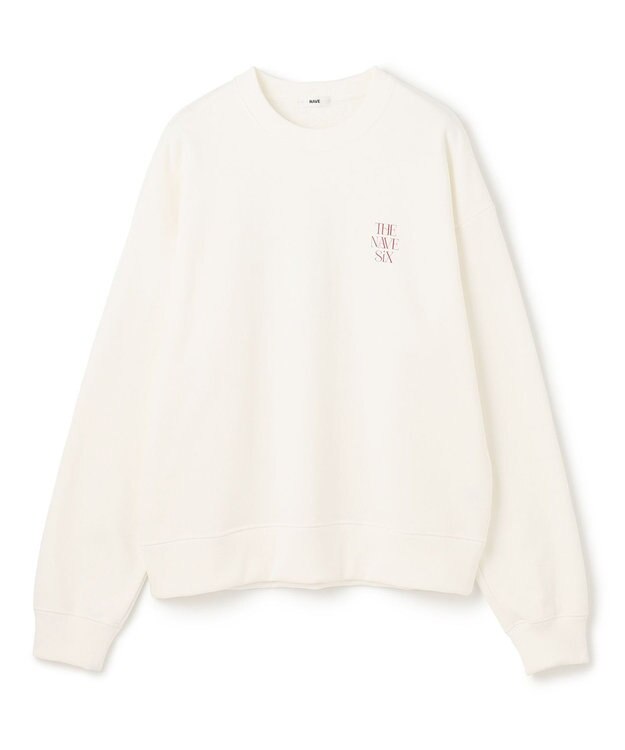 NAVE 【xNAVE】Six Sence Recordコラボ グラフィッククルースウェット アイボリー系