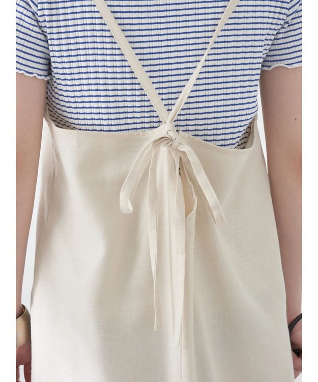 earth music&ecology リサイクルポリエステルブレンドキャミワンピース Light Beige