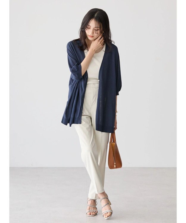 AMERICAN HOLIC ＵＶカットポンチョニットカーディガン Navy