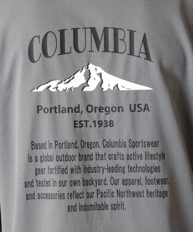 Columbia Columbia/ コールドベイダッシュショートスリーブTシャツ /コロンビア City Grey Back Print