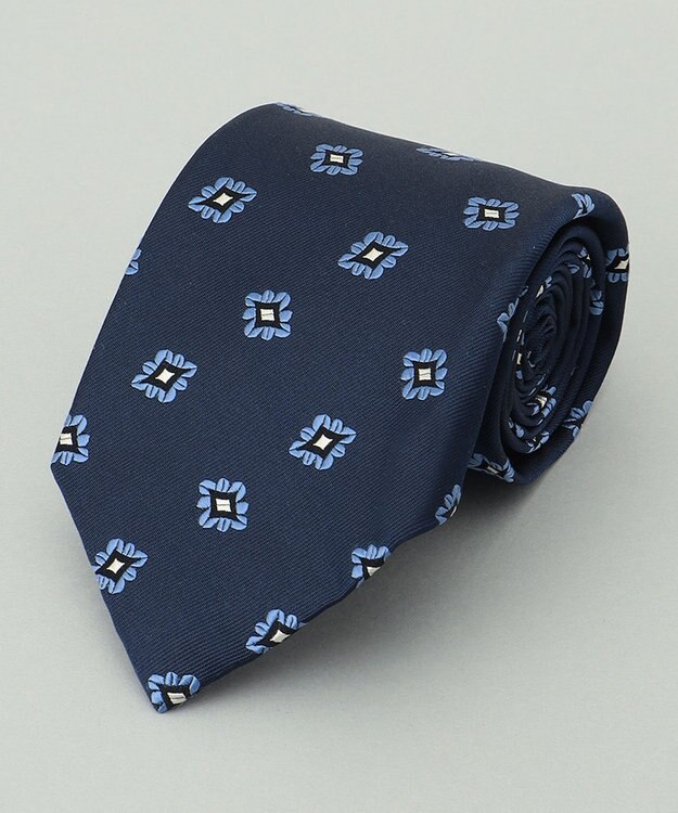 GOTAIRIKU 【日本製】西陣ネクタイ_ネイビー×サックス系 ネイビー系8