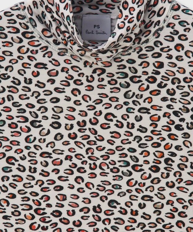 Paul Smith Horseshoe Leopard タートルネック カットソー オフホワイト