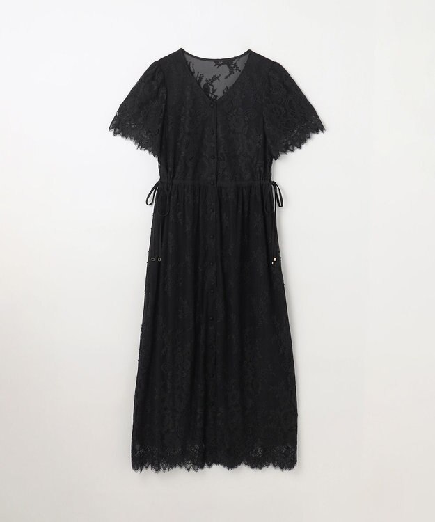 GRACE CONTINENTAL レースドロストワンピース ブラック