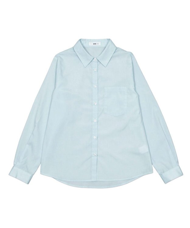 WEGO 【SCHOOLITEM】スクールシャツL／S ブルーその他