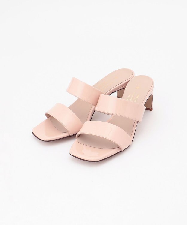 GRACE CONTINENTAL CORSO ROMA パテントサンダル ベージュ