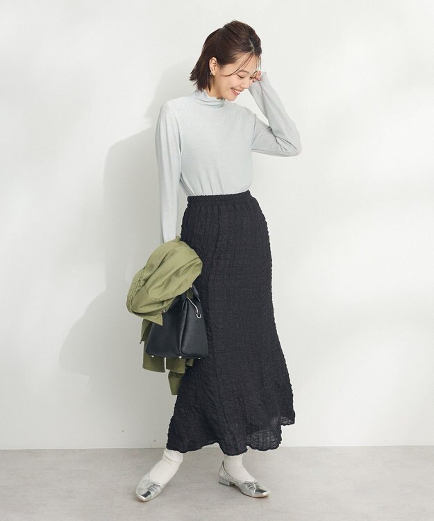 CRAFT STANDARD BOUTIQUE ラメチュールトップスインナー Silver