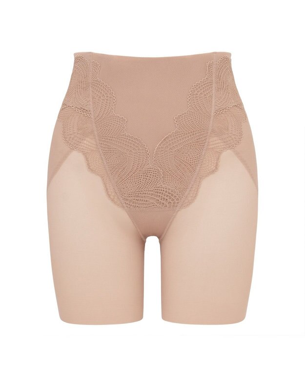 BRADELIS New York 【BRADELIS New York】メッシュシアーライトガードル 通気性抜群の補正ガードル モカベージュ