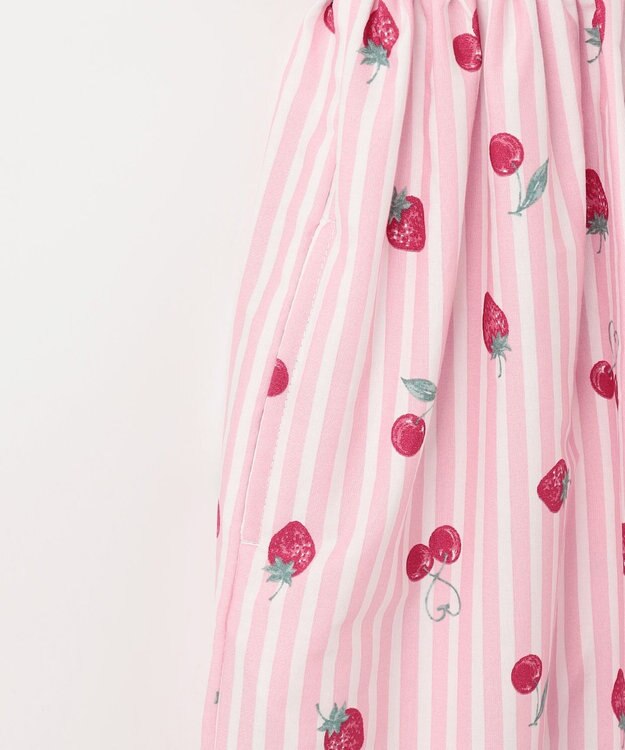 ANY KIDS 【WEB限定柄有】総柄 サマー ワンピース 【WEB限定】ピンク系イチゴ