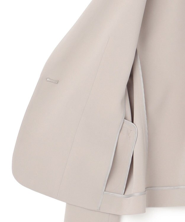 ICB 【新色追加・防シワ・速乾・洗える】Fied テーラードジャケット グレージュ系