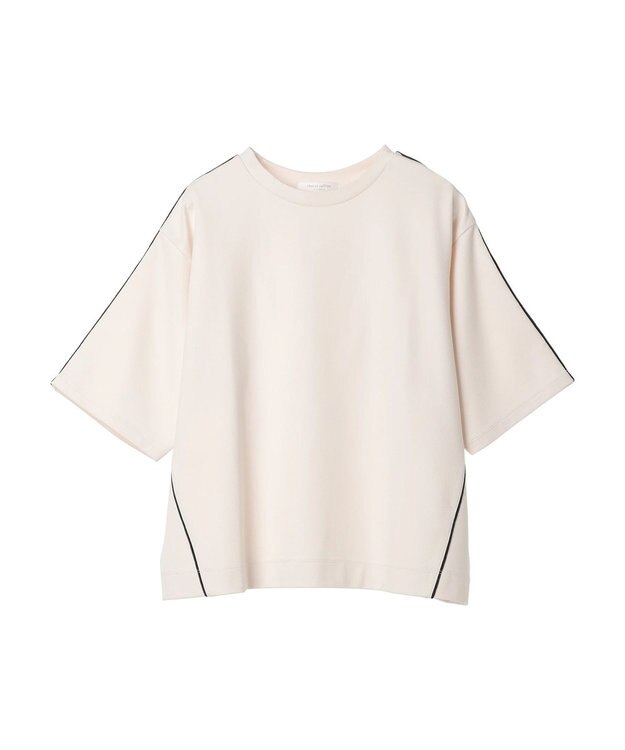 Green Parks ライン使いポンチカットプルオーバー Off White