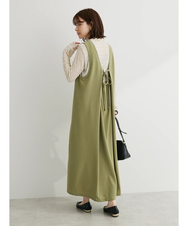 Green Parks ・ＲＡＹ　ＣＡＳＳＩＮ　Ｖネックジャンスカ Khaki