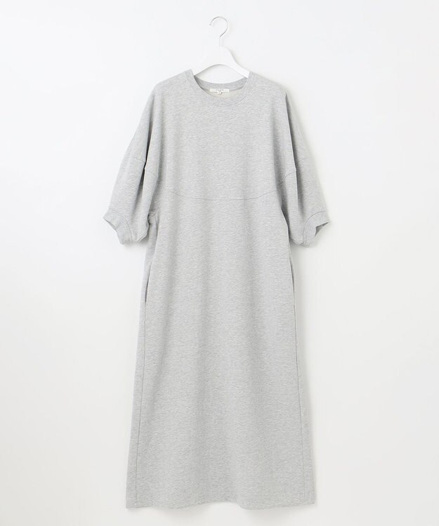 23区 【SLOW/一部店舗限定】ハイゲージテリー スウェット ワンピース ライトグレー系