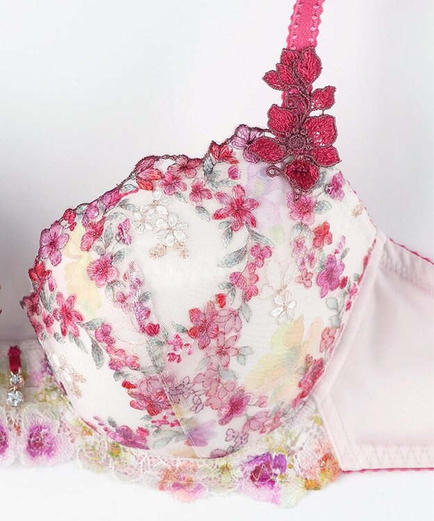 Wing ブラジャー Wing Lesiage ふんわりまるみメイク ソフトなつけごこち 【2120シリーズ】 ブラ Gカップまで対応 大きいサイズ PB2120 ウイング／ワコール ピンク