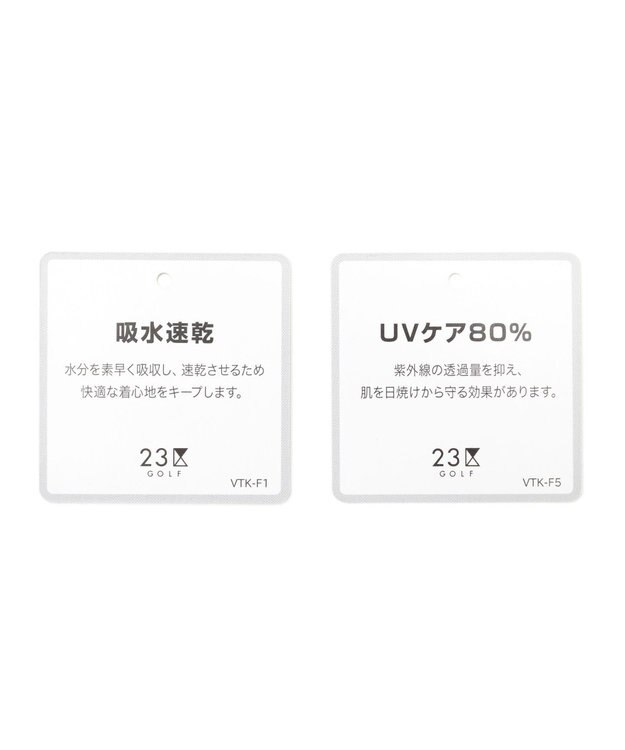 23区GOLF 【MEN】【吸水速乾・UVケア】 チェック柄プリント 長袖シャツ イエロー系3