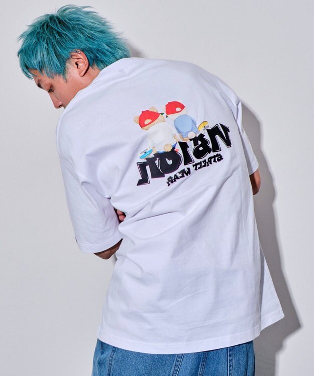 WEGO 【ユニセックス着用ITEM/MLサイズ展開】別注VISIONベアグラフィックT（SS） ホワイト