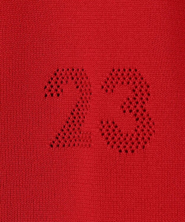 23区GOLF 【WOMEN】【ウォッシャブル】フルジップニットブルゾン レッド系