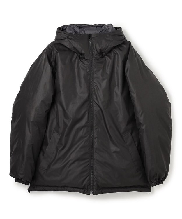 UNFILO MENS 【OCEANS YouTube 掲載】TAION×UNFILO リバーシブルフードダウン ブラック×チャコール