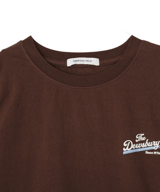 AMERICAN HOLIC サガラ刺繍Ｔシャツ Brown