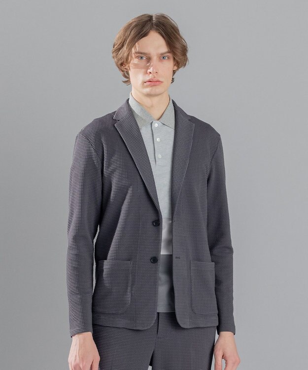 JOSEPH HOMME 【オリジナル素材】ライトタックジャージー カットソージャケット グレー系