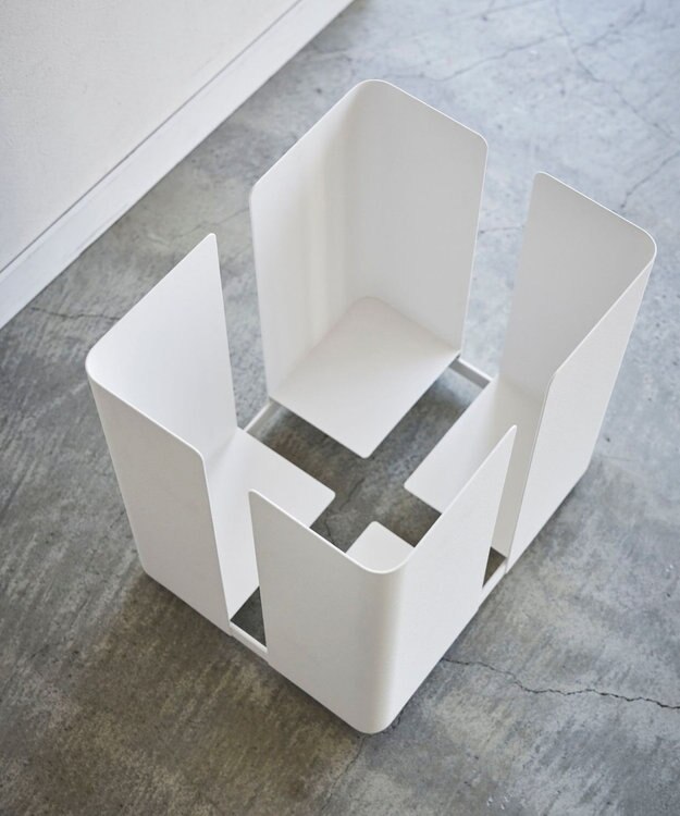 tower キャスター付きニューズラック タワー  ホワイト ホワイト