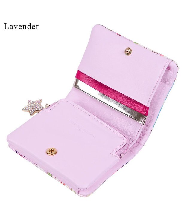 tsumori chisato CARRY ハッピースタッフ　ミニ財布　2つ折り ラベンダー
