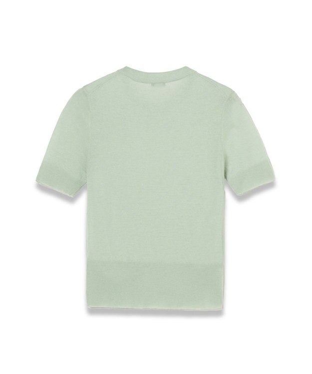 JOSEPH 【洗える】キャッシュエアー　ショートスリーブニット Matcha