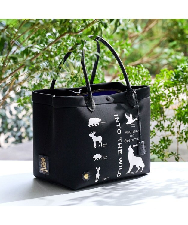 A.D.M.J. 【A4収納可】【魔法のように軽い】マジックライト/キューブトート34cm NEGRO,A