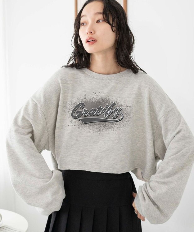 WEGO ヴィンテージライクショートスウェット 柄8