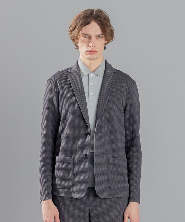 JOSEPH HOMME 【オリジナル素材】ライトタックジャージー カットソージャケット グレー系