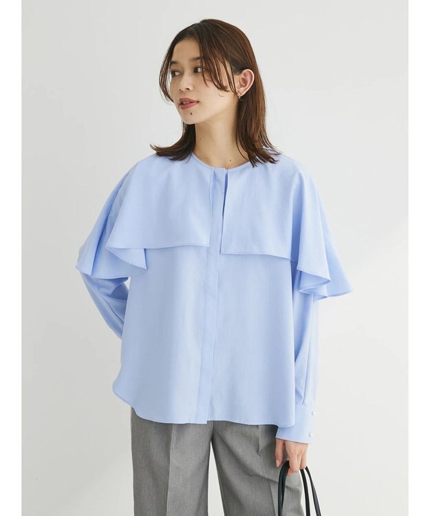Green Parks ケープ風ブラウス