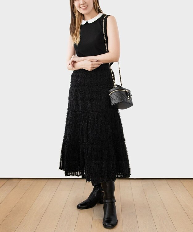 TOCCA 【洗える！】PHOTO GRAPHIC トップス ブラック系