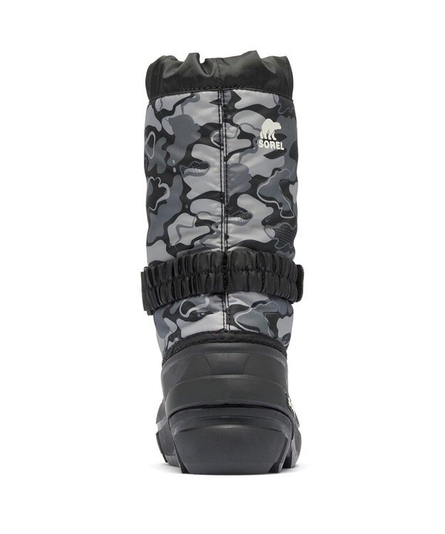 SOREL SOREL/ 【KIDS】ユースフルーリー ブーツプリント /ソレル Black、 Quarry