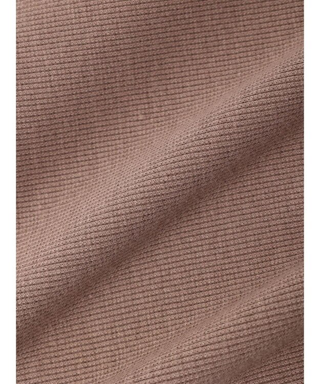 earth music&ecology リブフレンチタンクトップ Mocha