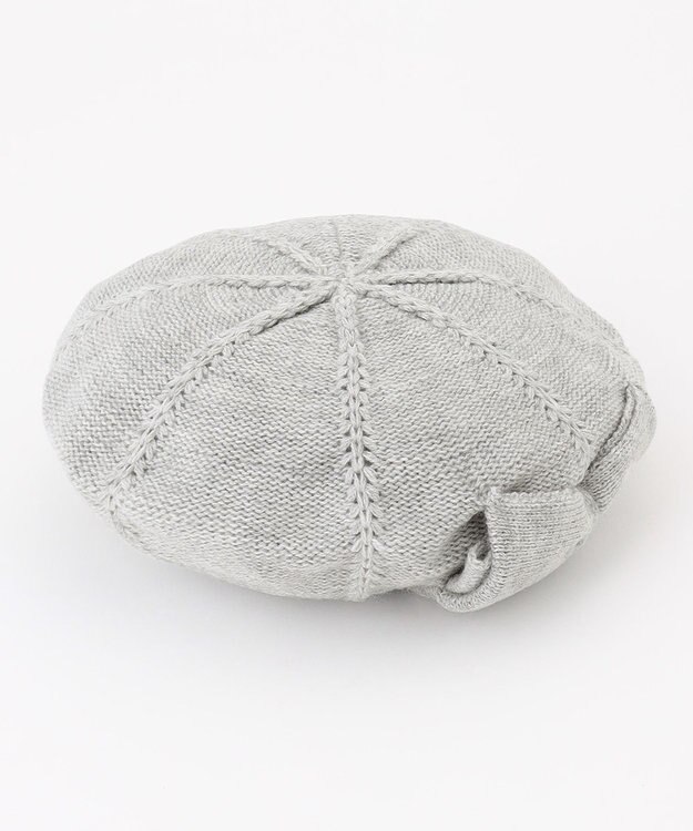 組曲 KIDS 【Fサイズ】ニットリボンベレー グレー系