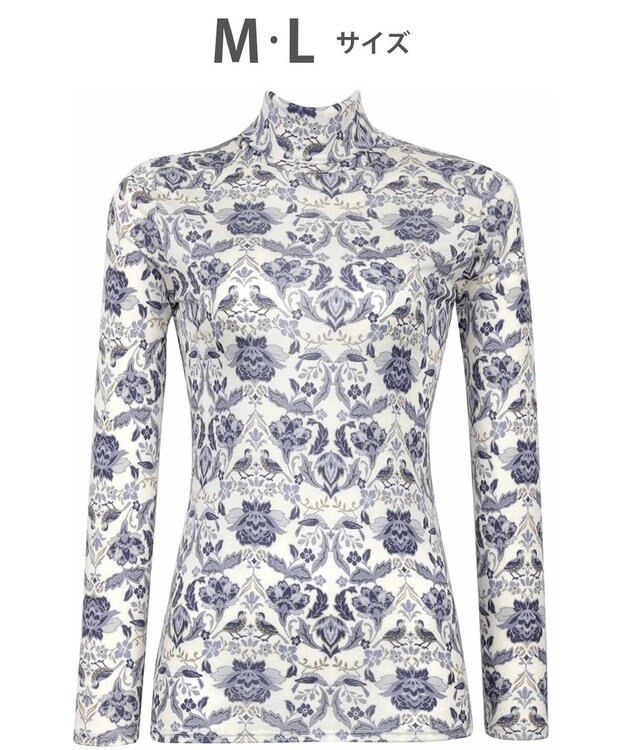 WACOAL あったかTシャツ あったかインナー アウターとしても利用可 保温性 ハイネック 10分袖 長袖 レディース CLD726 /ワコール ベージュ