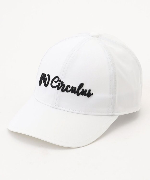 PW CIRCULUS 【UNISEX】３D刺繍ロゴキャップ ゴルフ ホワイト系