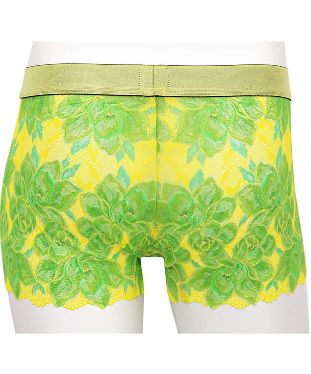 WACOAL MEN ボクサーパンツ 【レースボクサー】 レース 通気性 前閉じ WT3824 /ワコールメン カラシ