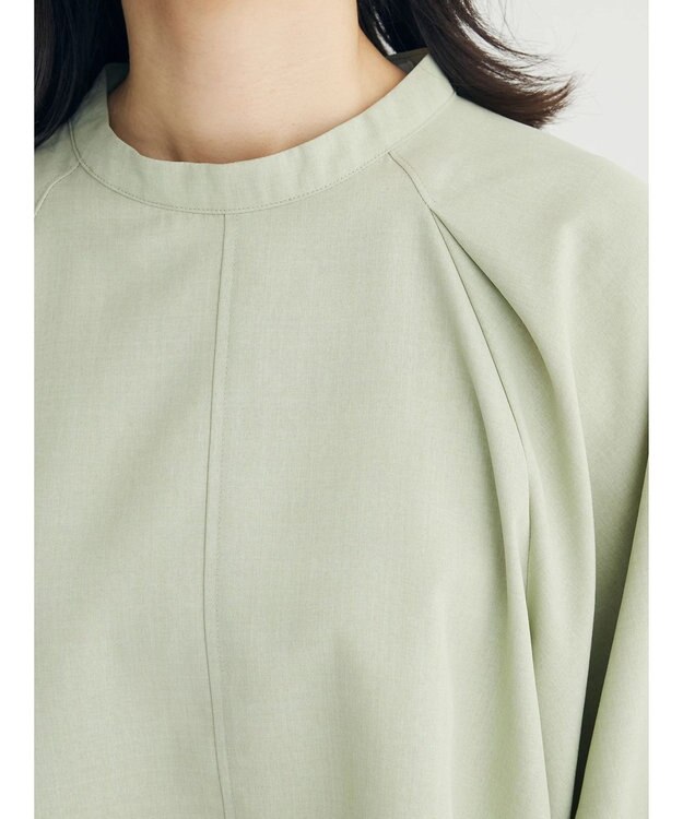 Green Parks 接触冷感　ラグランスリーブブラウス Mint