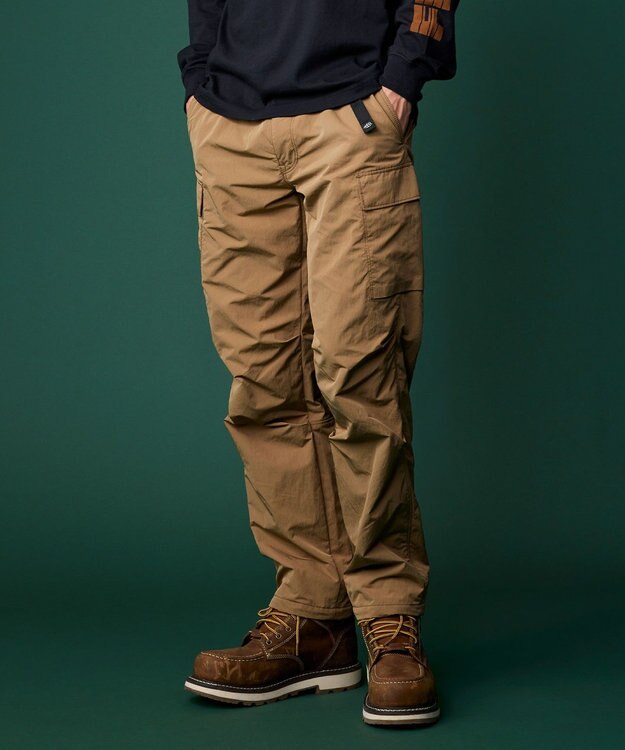 JOSEPH ABBOUD MOUNTAIN 【ECO撥水/起毛裏地】マイクロリップワッシャー カーゴ パンツ