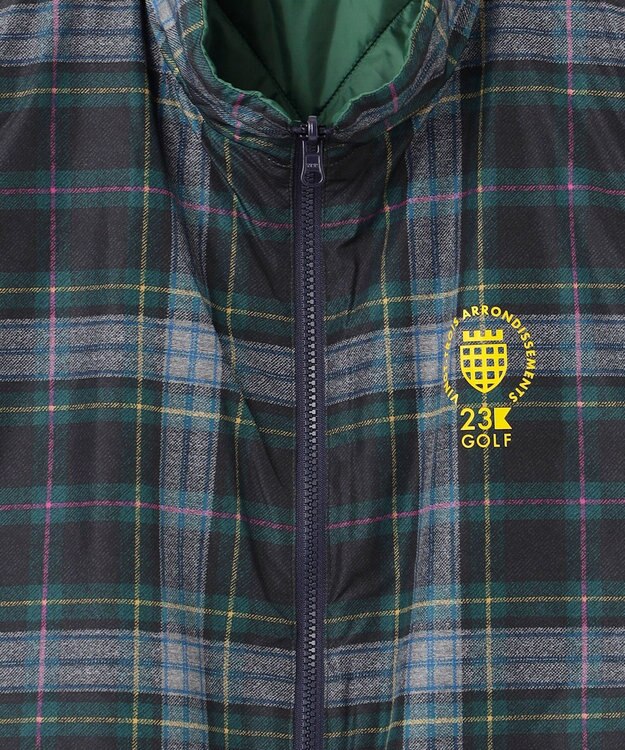 23区GOLF 【MEN】【ストレッチ/撥水】マルチウェイ ブルゾン＆リバーシブルベスト ネイビー系