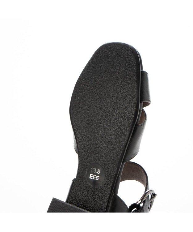 ing <ing>【WEB限定】ストラップクロスサンダル ブラック