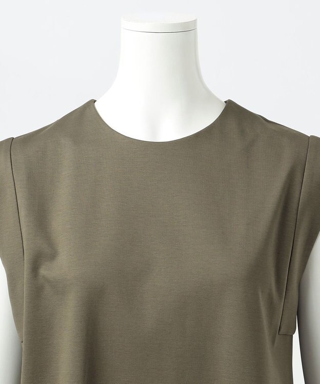 23区 【エステータ】スビンプラチナムポンチ ワンピース カーキ系