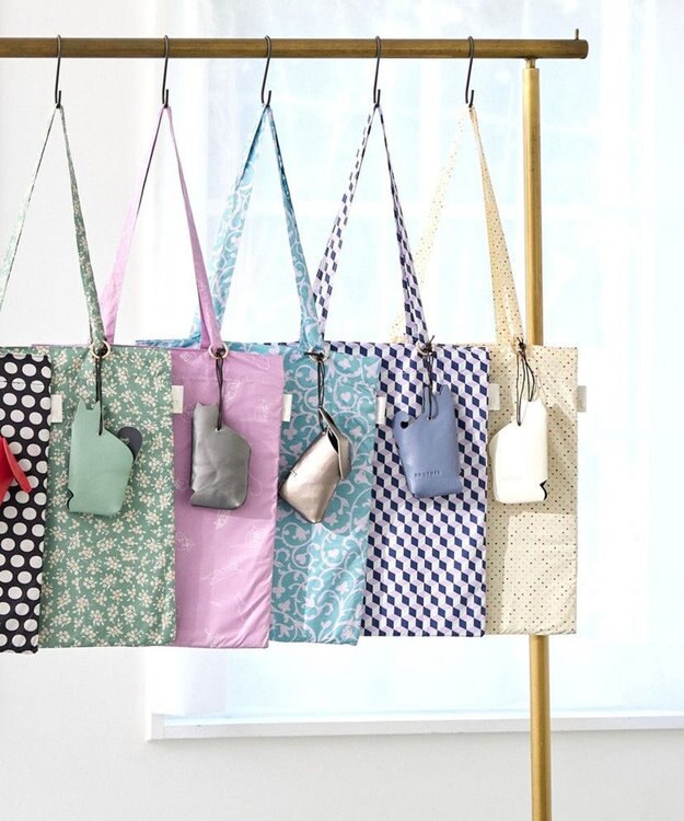 ROOTOTE 1045【ネコ・イヌ】LT.チャーム＆トート-A 01：ネコ・ピンドット