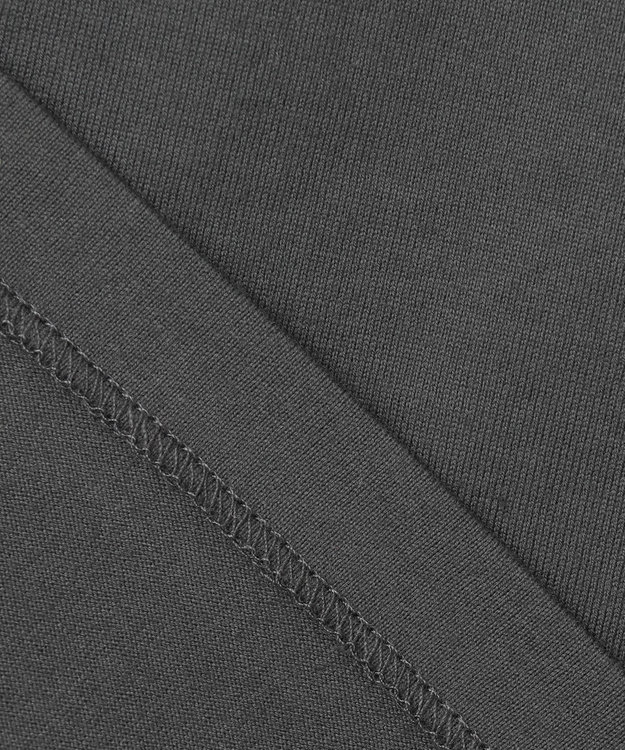 J.PRESS MEN 【UNISEX】ファブリックワッペン バックブルTシャツ グレー系