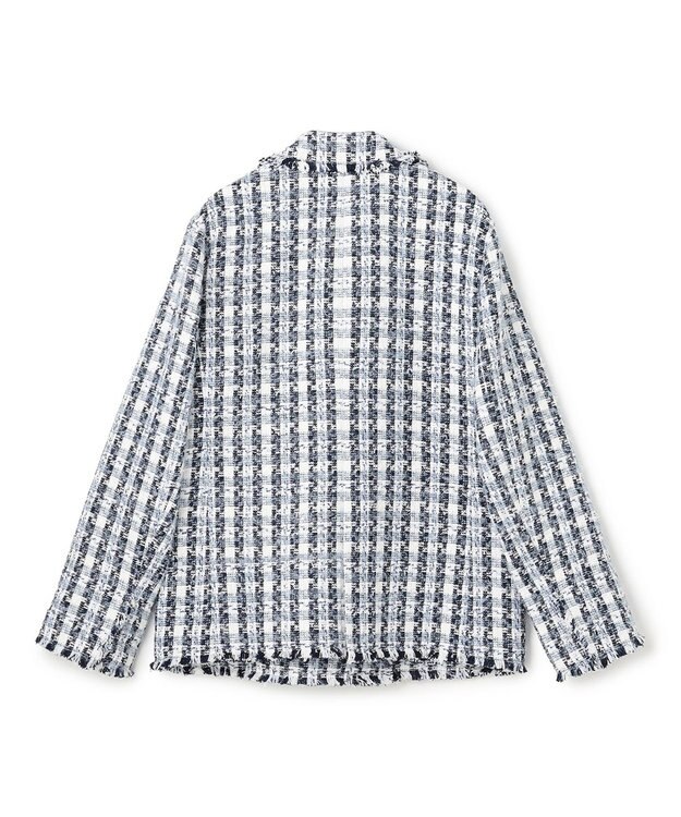 BEIGE， BERYL / ファンシーツイードダブルジャケット Navy Mix
