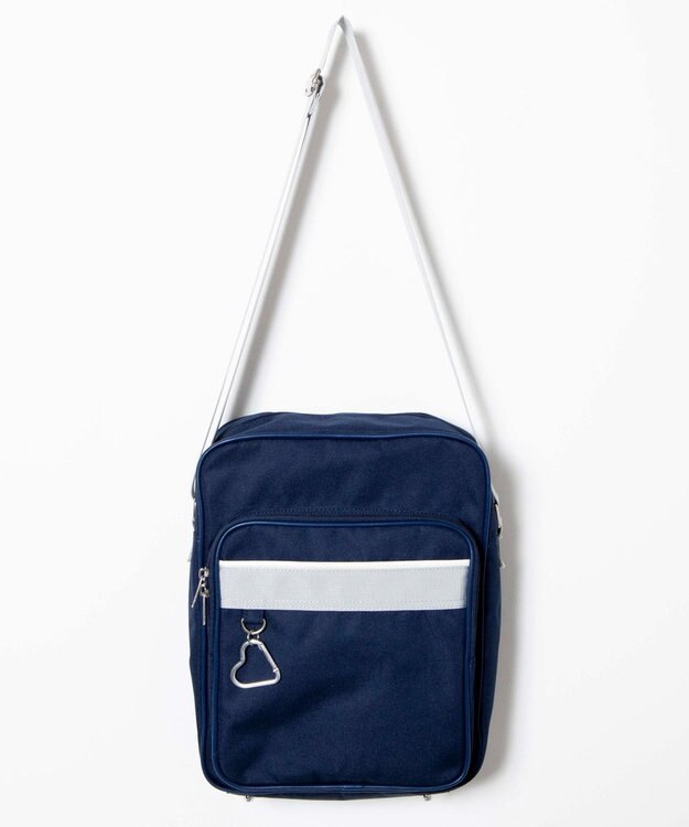 WEGO 【SCHOOL ITEM】スクールショルダーバッグ ネイビー