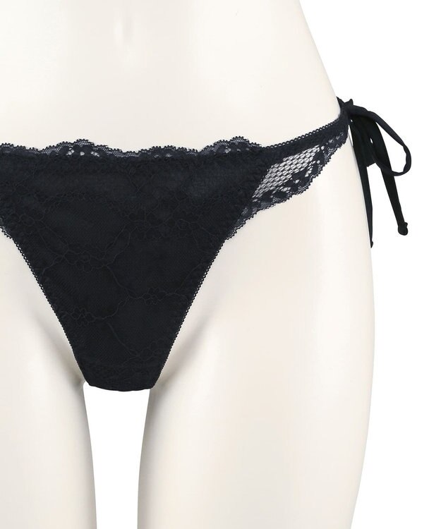 San-ai Resort（三愛水着楽園） エレガントコレクション  【2412】 ヒモTショーツ ブラック