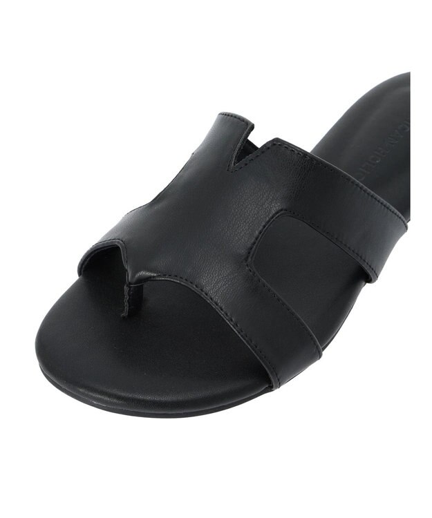 AMERICAN HOLIC カットアウトトングサンダル Black