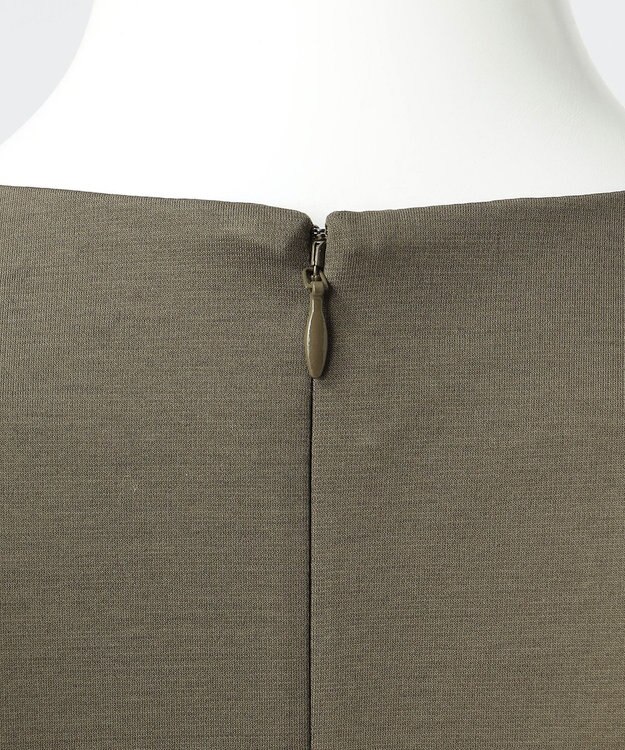 23区 【エステータ】スビンプラチナムポンチ ワンピース カーキ系