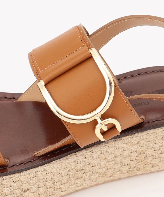 GRACE CONTINENTAL CORSO ROMA ジュートウエッジ ブラウン